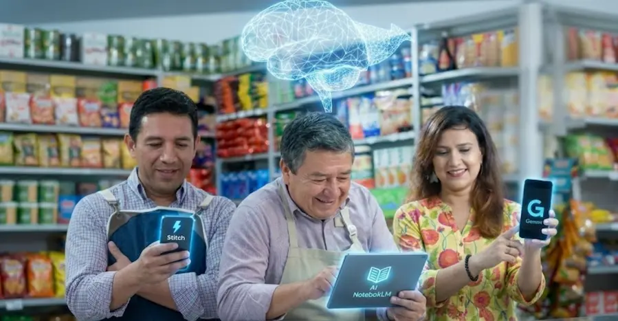 Tu PYME con Superpoderes: La Nueva Era de IA con Stitch, NotebookLM y Gemini