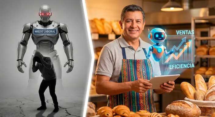 Interfaz de una landing page generada automáticamente con Stitch en una laptop